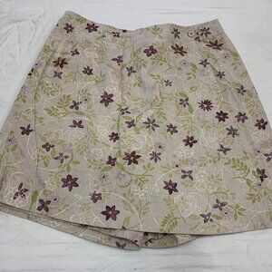 🦚 CLASSIC BLUES COLLECTION WOMENS SKIRT SKORT WITH BUILT SHORTS SIZE 8…🦚